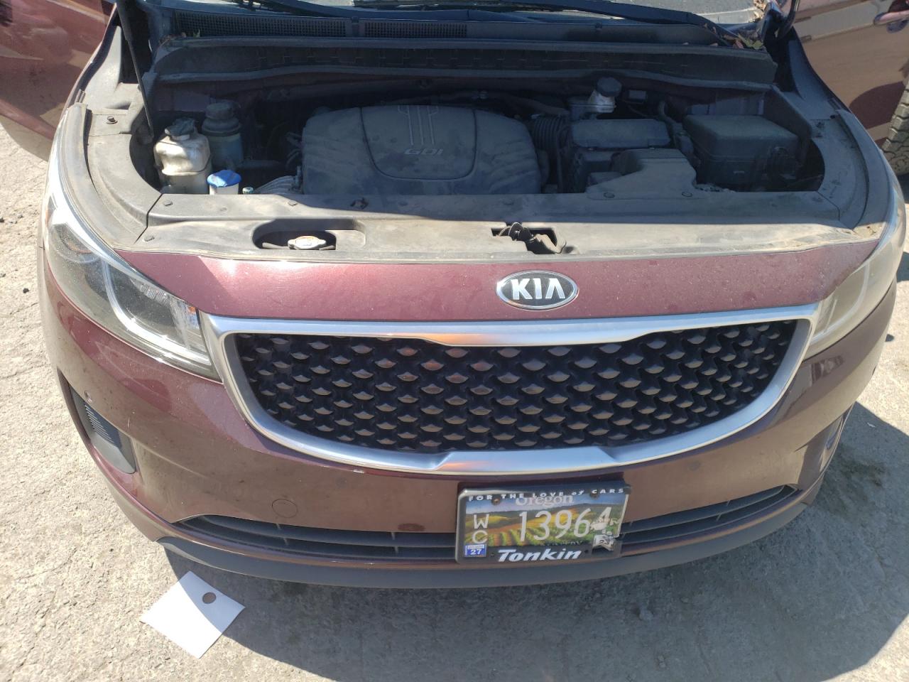 2017 Kia Sedona Lx VIN: KNDMB5C12H6279747 Lot: 63458565