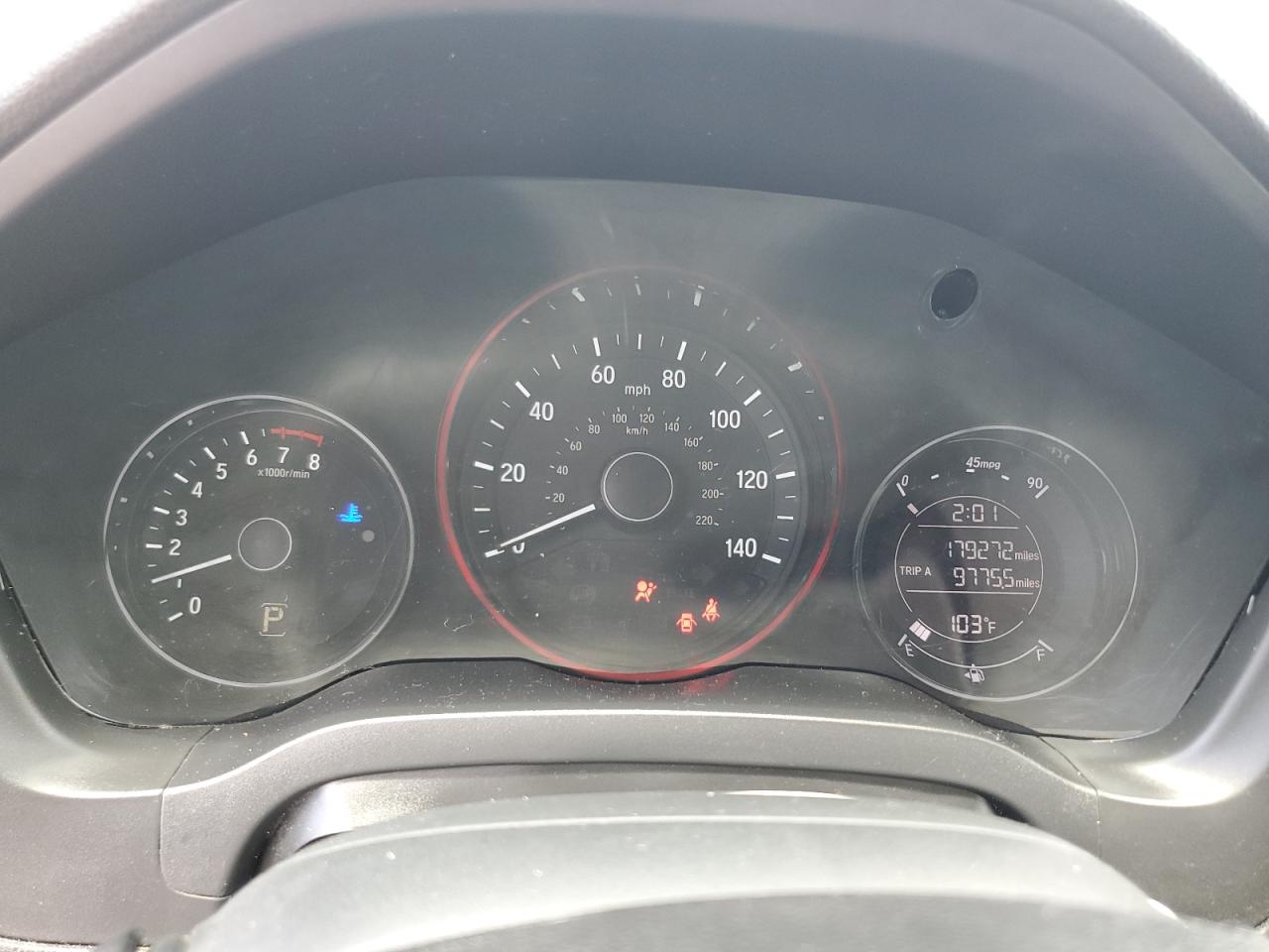 2016 Honda Hr-V Lx VIN: 3CZRU5H32GM726452 Lot: 65359065