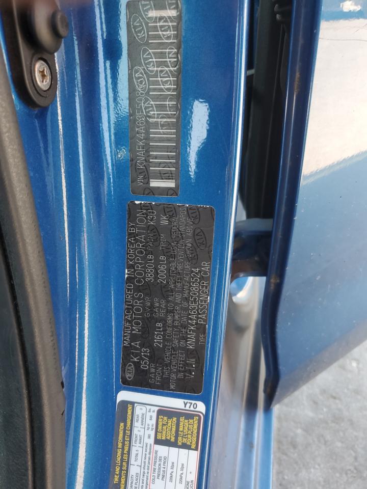 knafk4a63e5086524 KNAFK4A63E5086524 2014 Kia Forte Lx