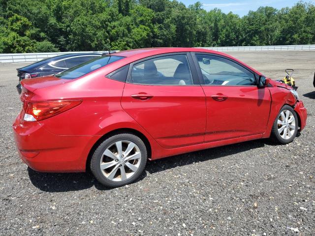  HYUNDAI ACCENT 2013 Red