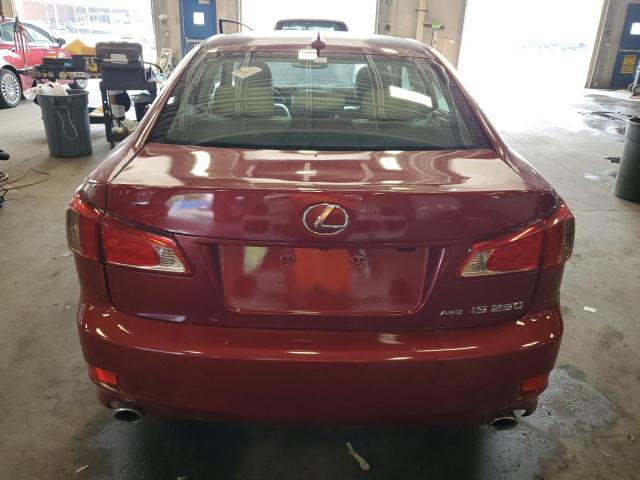 Sedans LEXUS IS 2012 Red