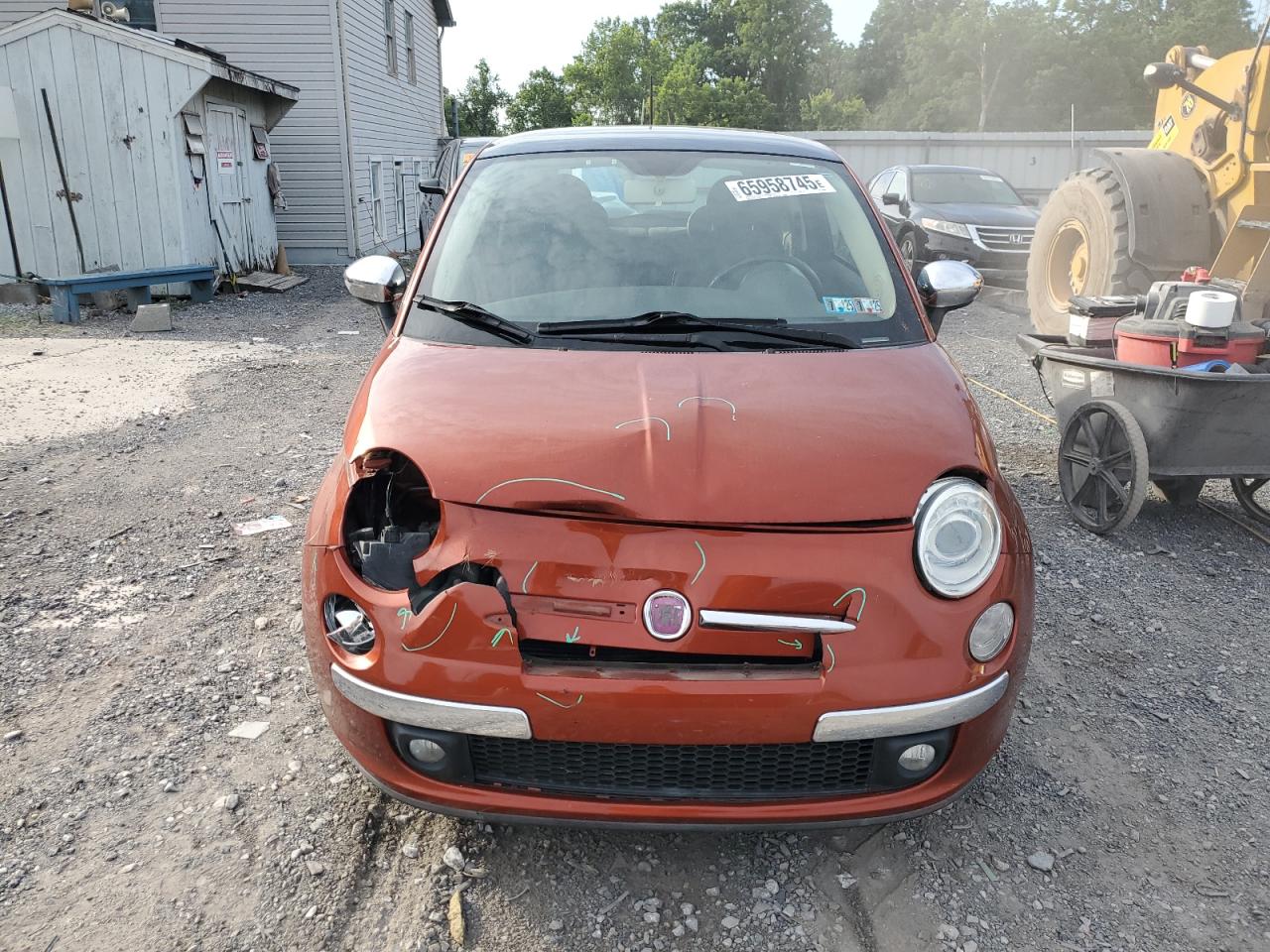 2012 Fiat 500 Lounge VIN: 3C3CFFCRXCT366648 Lot: 65958745
