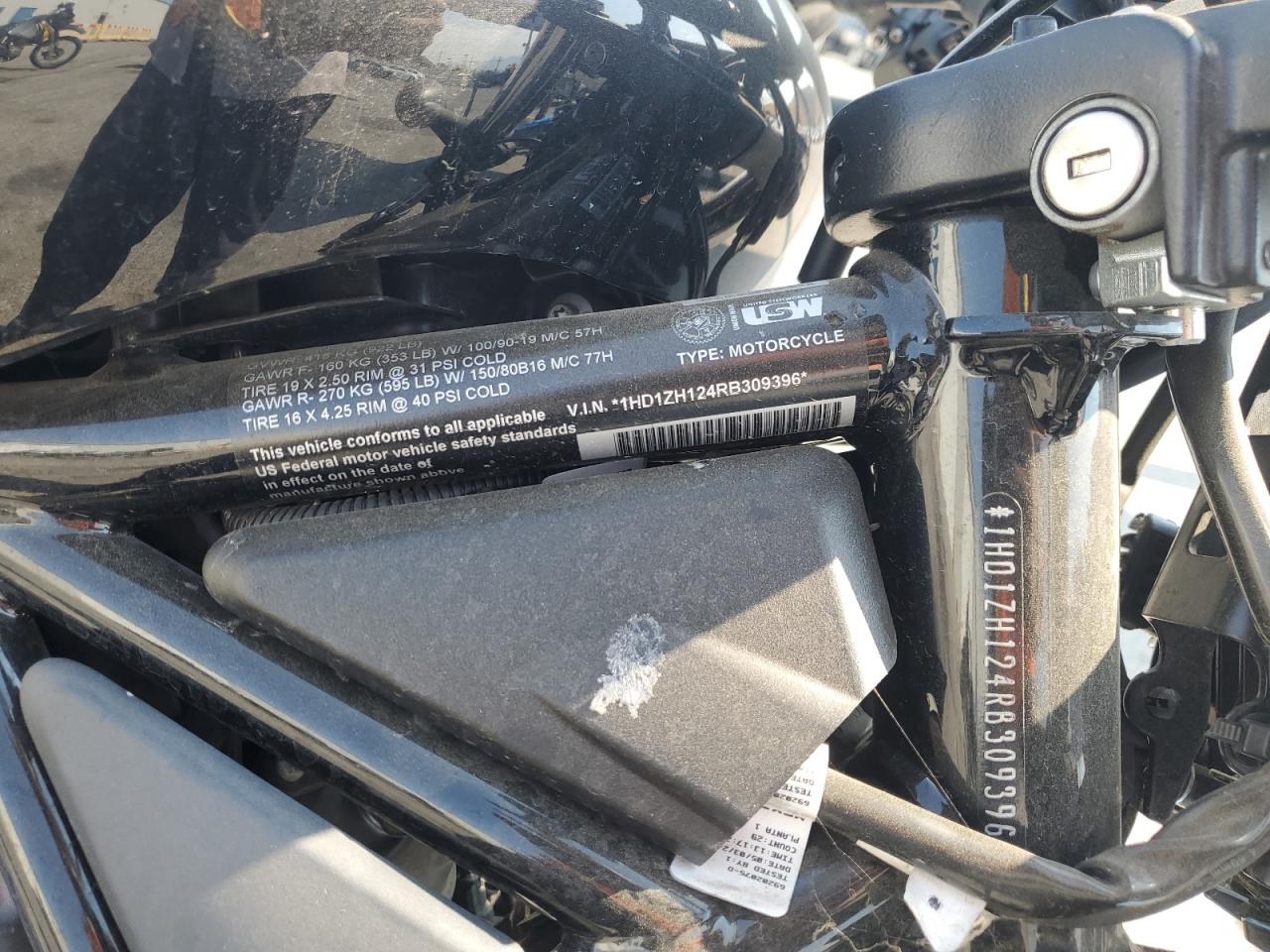 2024 Harley-Davidson Rh975 VIN: 1HD1ZH124RB309396 Lot: 64413485