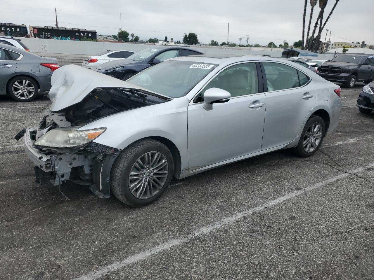 2013 Lexus Es 350 silver null gas JTHBK1GG3D2070807 photo #1