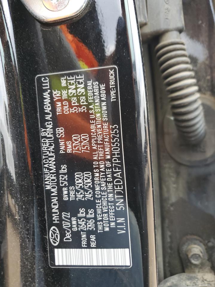 2023 Hyundai Santa Cruz Limited VIN: 5NTJEDAF7PH055253 Lot: 65647245
