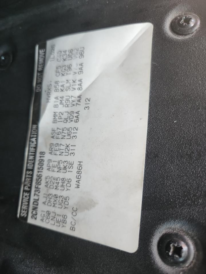 2005 Chevrolet Equinox Lt VIN: 2CNDL73F856150918 Lot: 64587395