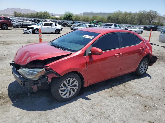  TOYOTA COROLLA 2018 Czerwony