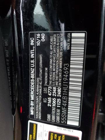 2017 MERCEDES-BENZ C 300 4MATIC  