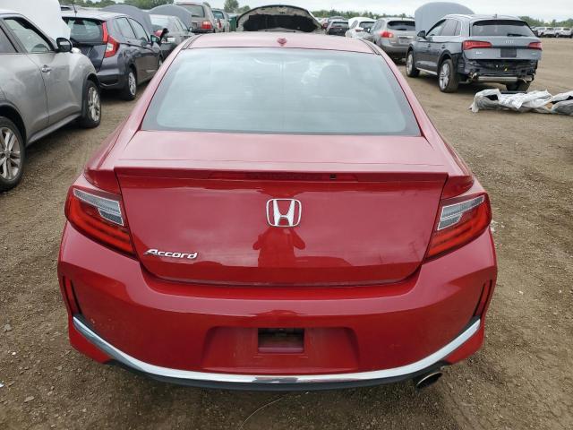  HONDA ACCORD 2016 Czerwony