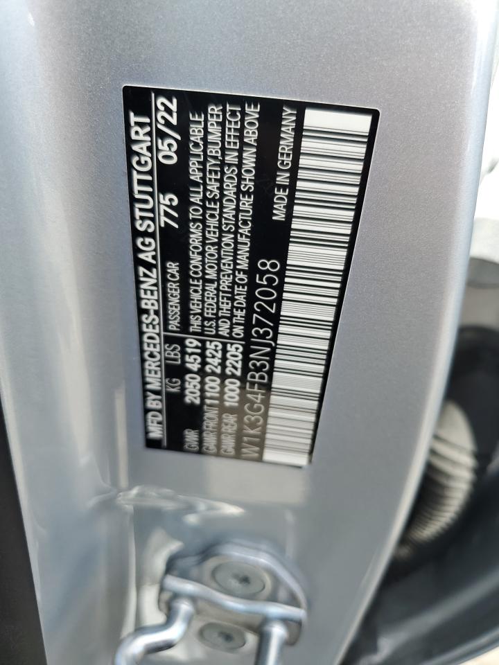 2022 Mercedes-Benz A 220 4Matic VIN: W1K3G4FB3NJ372058 Lot: 65679295