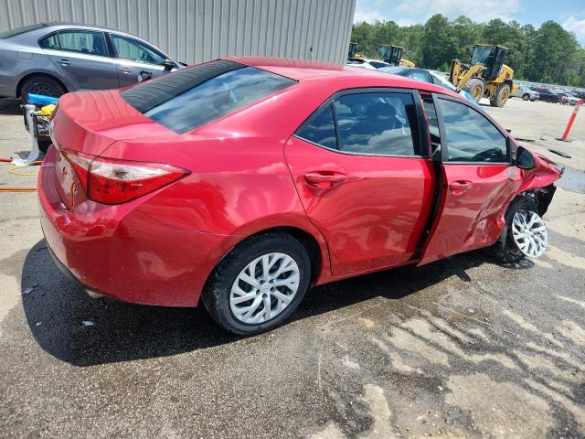  TOYOTA COROLLA 2017 Красный