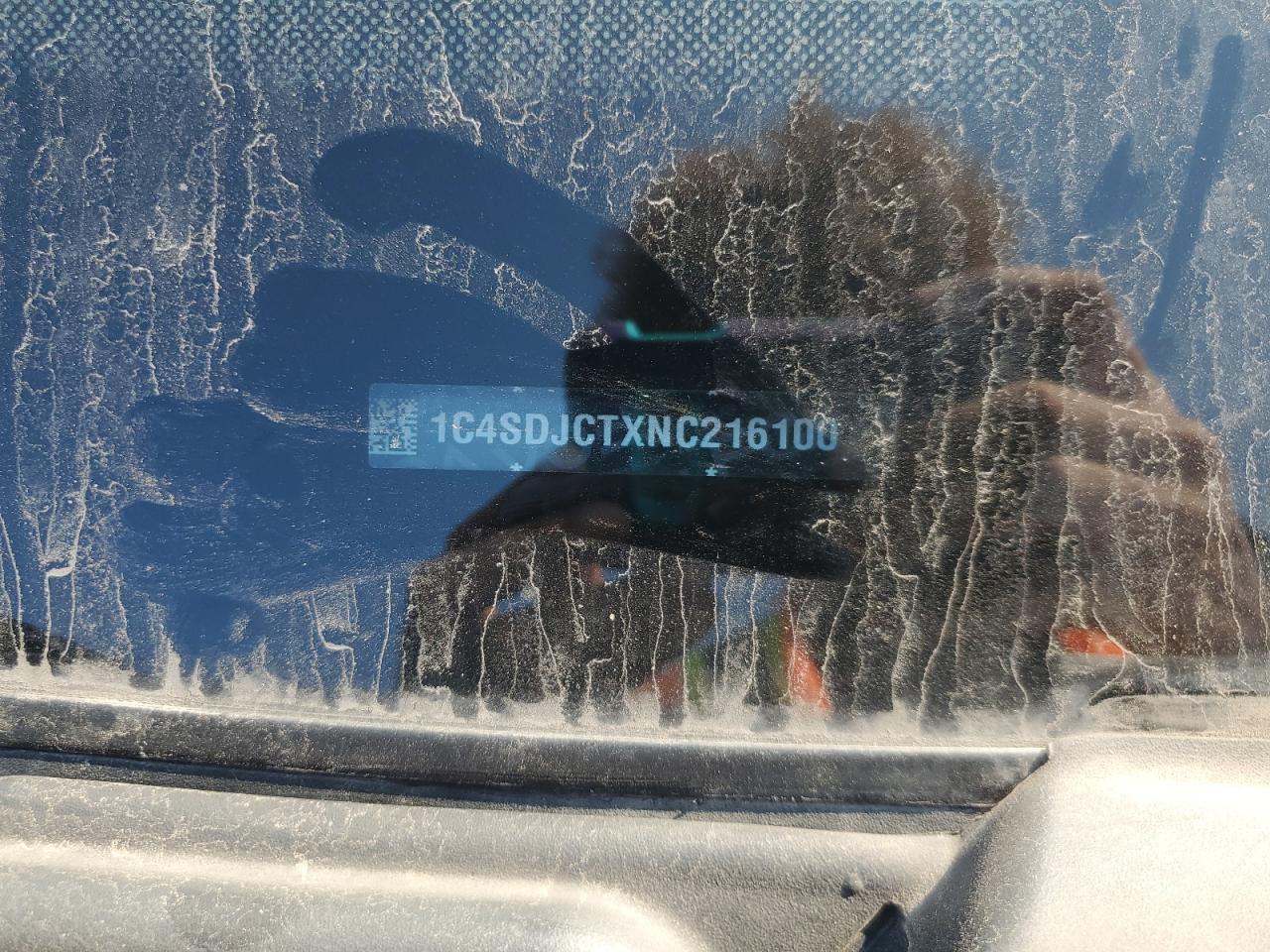 2022 Dodge Durango R/T VIN: 1C4SDJCTXNC216100 Lot: 84967125