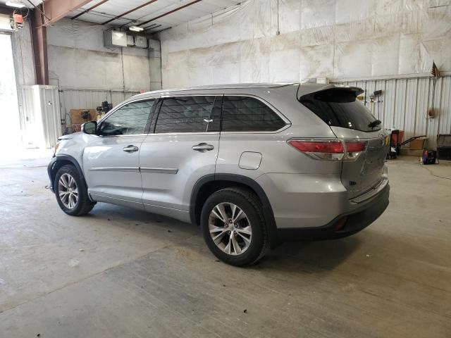  TOYOTA HIGHLANDER 2015 Srebrny
