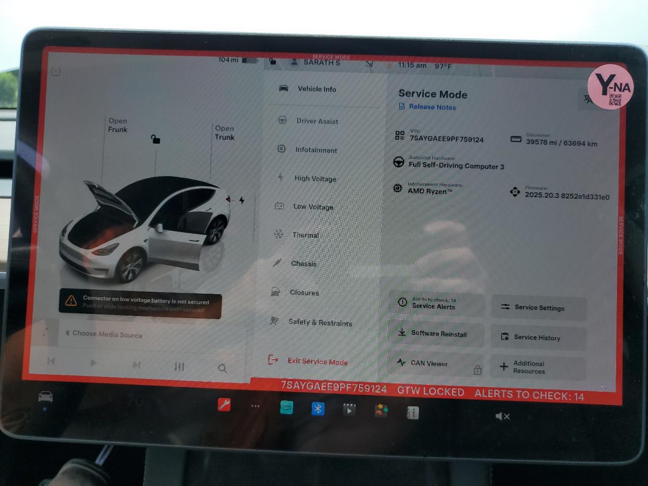 2023 Tesla Model Y VIN: 7SAYGAEE9PF759124 Lot: 64981185