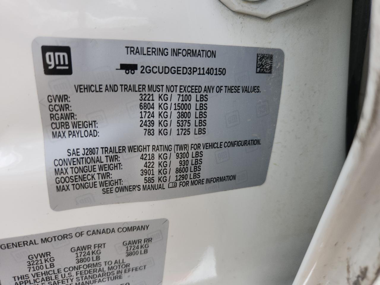 2023 Chevrolet Silverado K1500 Ltz VIN: 2GCUDGED3P1140150 Lot: 64795655