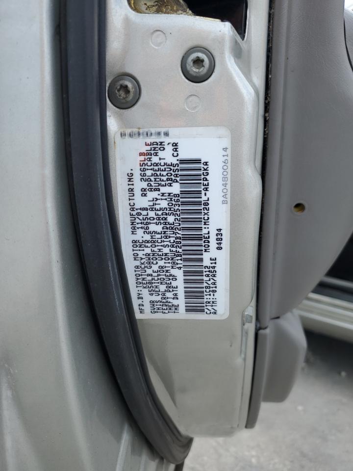 2002 Toyota Avalon Xl VIN: 4T1BF28B72U225368 Lot: 63974535