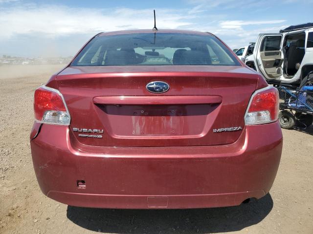  SUBARU IMPREZA 2015 Burgundy