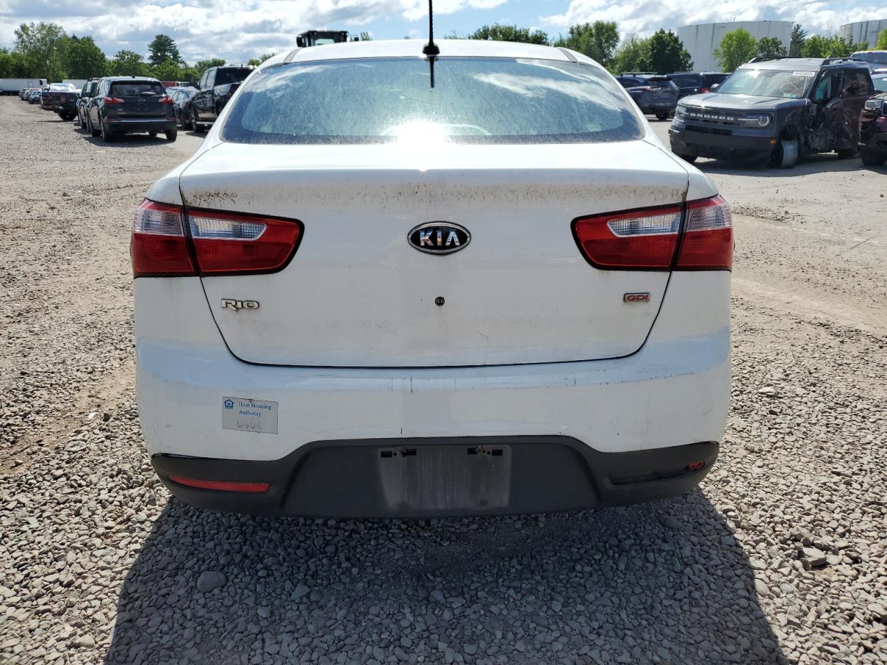 2012 Kia Rio Lx VIN: KNADM4A34C6082593 Lot: 64943715