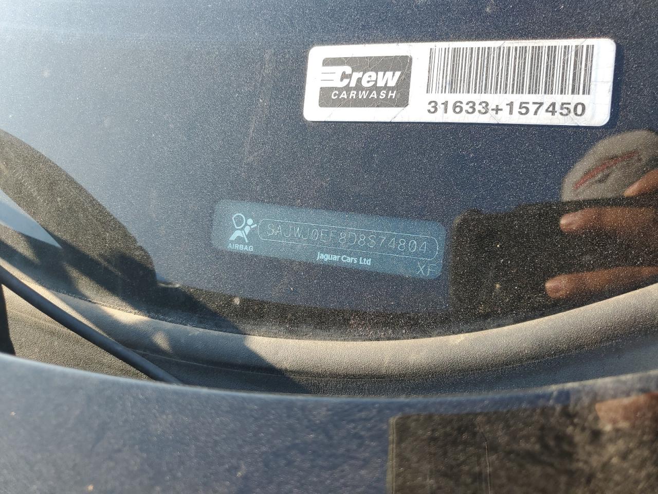 sajwj0ef8d8s74804 SAJWJ0EF8D8S74804 2013 Jaguar Xf