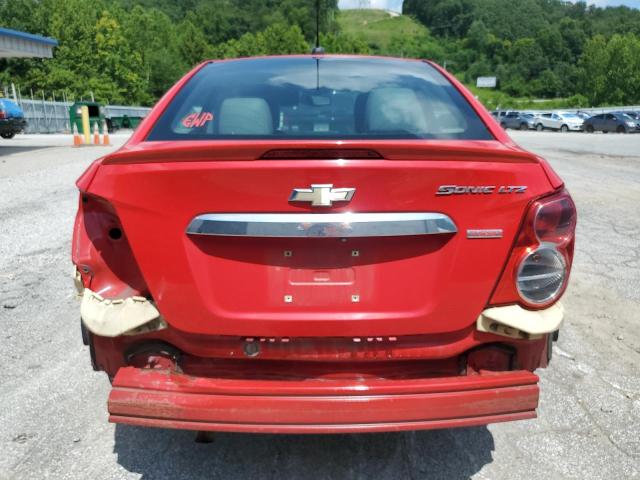  CHEVROLET SONIC 2015 Red