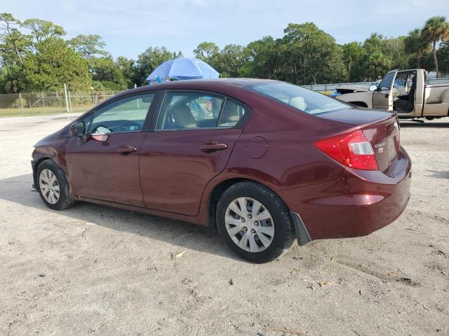  HONDA CIVIC 2012 Burgundy