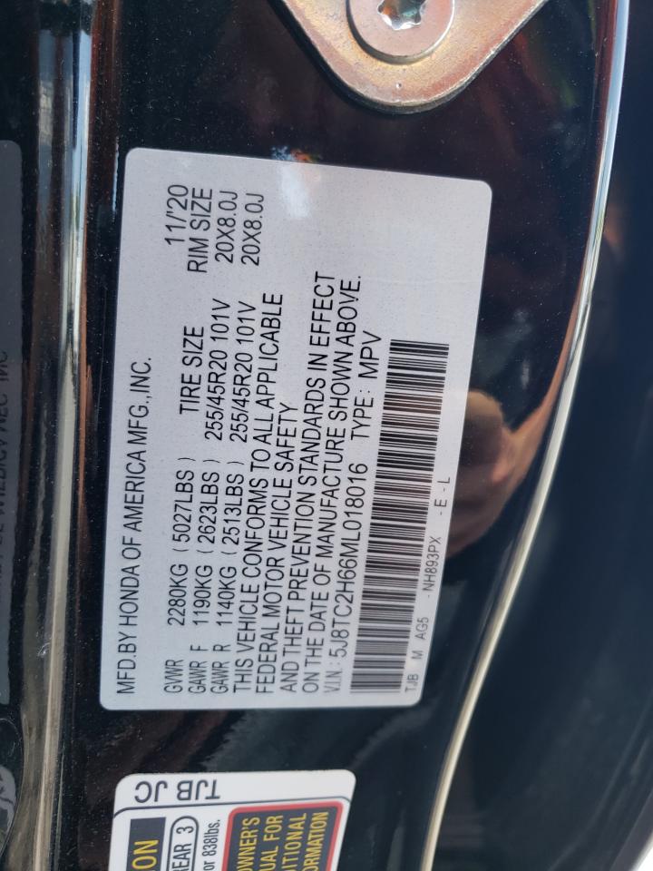 2021 Acura Rdx A-Spec VIN: 5J8TC2H66ML018016 Lot: 65736895