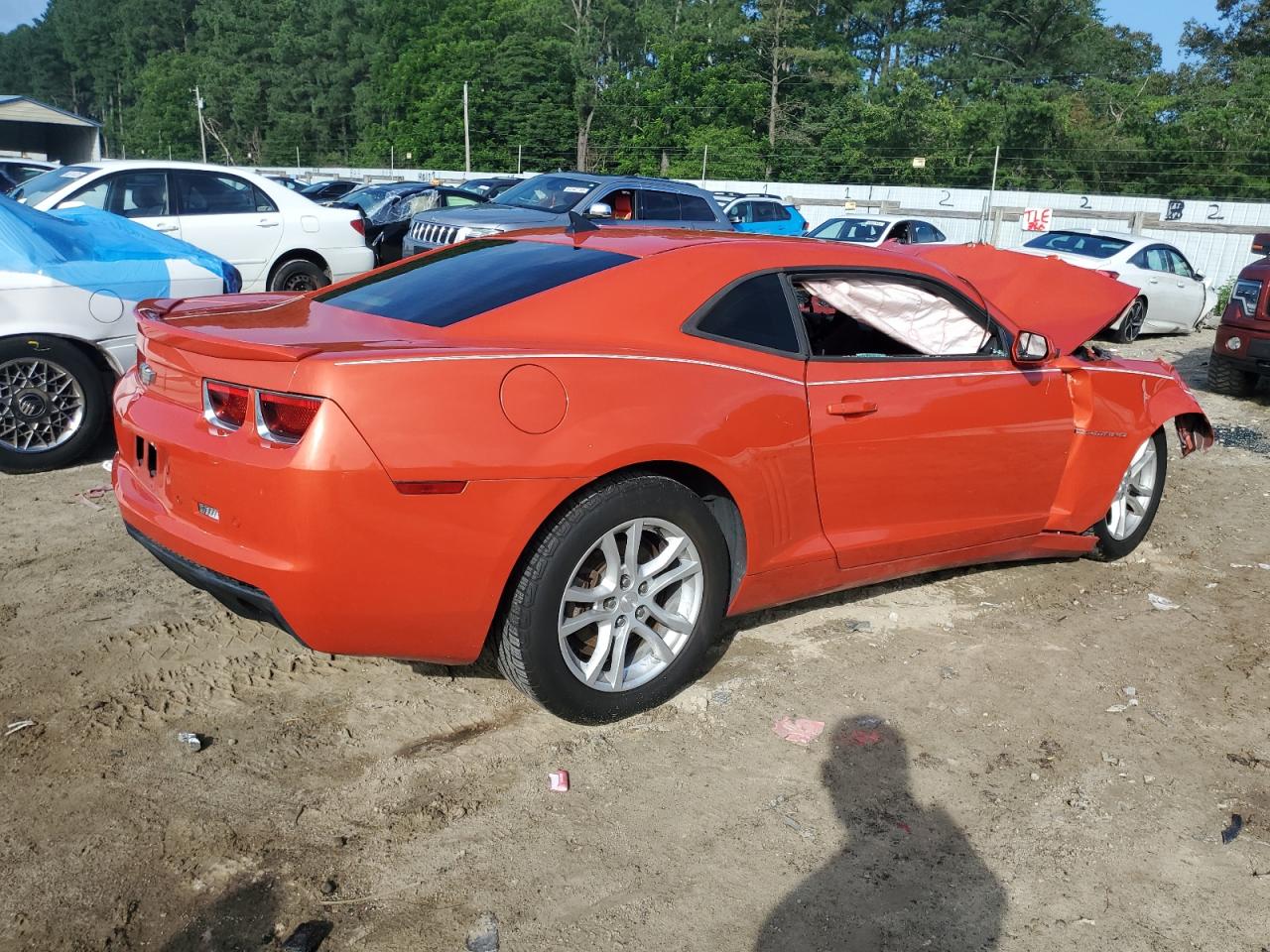 2013 Chevrolet Camaro Lt VIN: 2G1FF1E36D9129673 Lot: 64638935