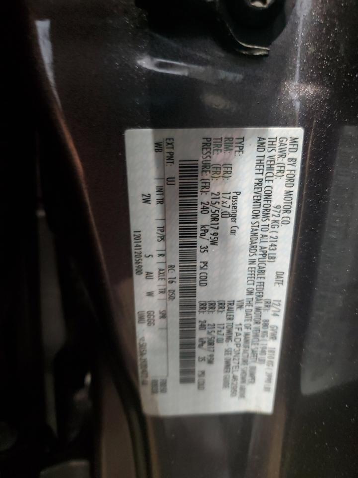 2014 Ford Focus Titanium VIN: 1FADP3N27EL462950 Lot: 65207155