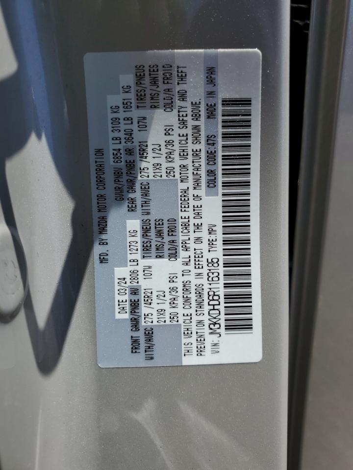 2024 Mazda Cx-90 Premium VIN: JM3KKDHD6R1163185 Lot: 63927445