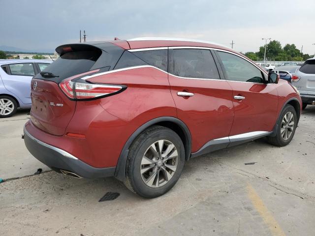  NISSAN MURANO 2015 Czerwony