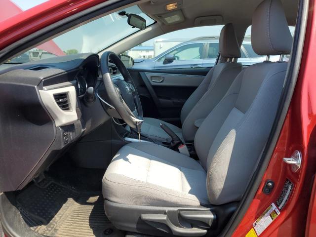 Sedans TOYOTA COROLLA 2016 Red