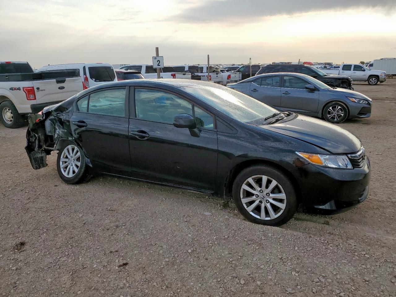 2012 Honda Civic Ex VIN: 19XFB2F83CE010059 Lot: 64657905