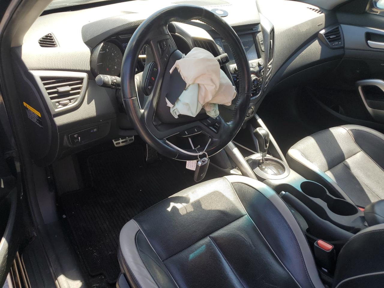 2014 Hyundai Veloster Turbo VIN: KMHTC6AE0EU191187 Lot: 65017625