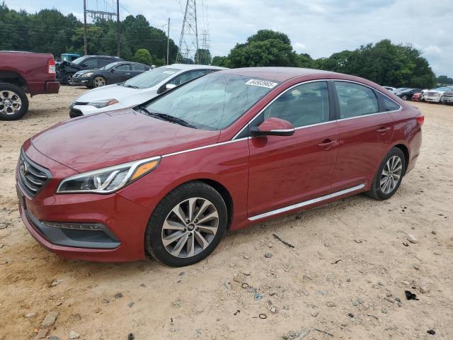  HYUNDAI SONATA 2015 Червоний