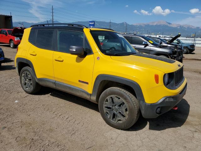  JEEP RENEGADE 2018 Yellow