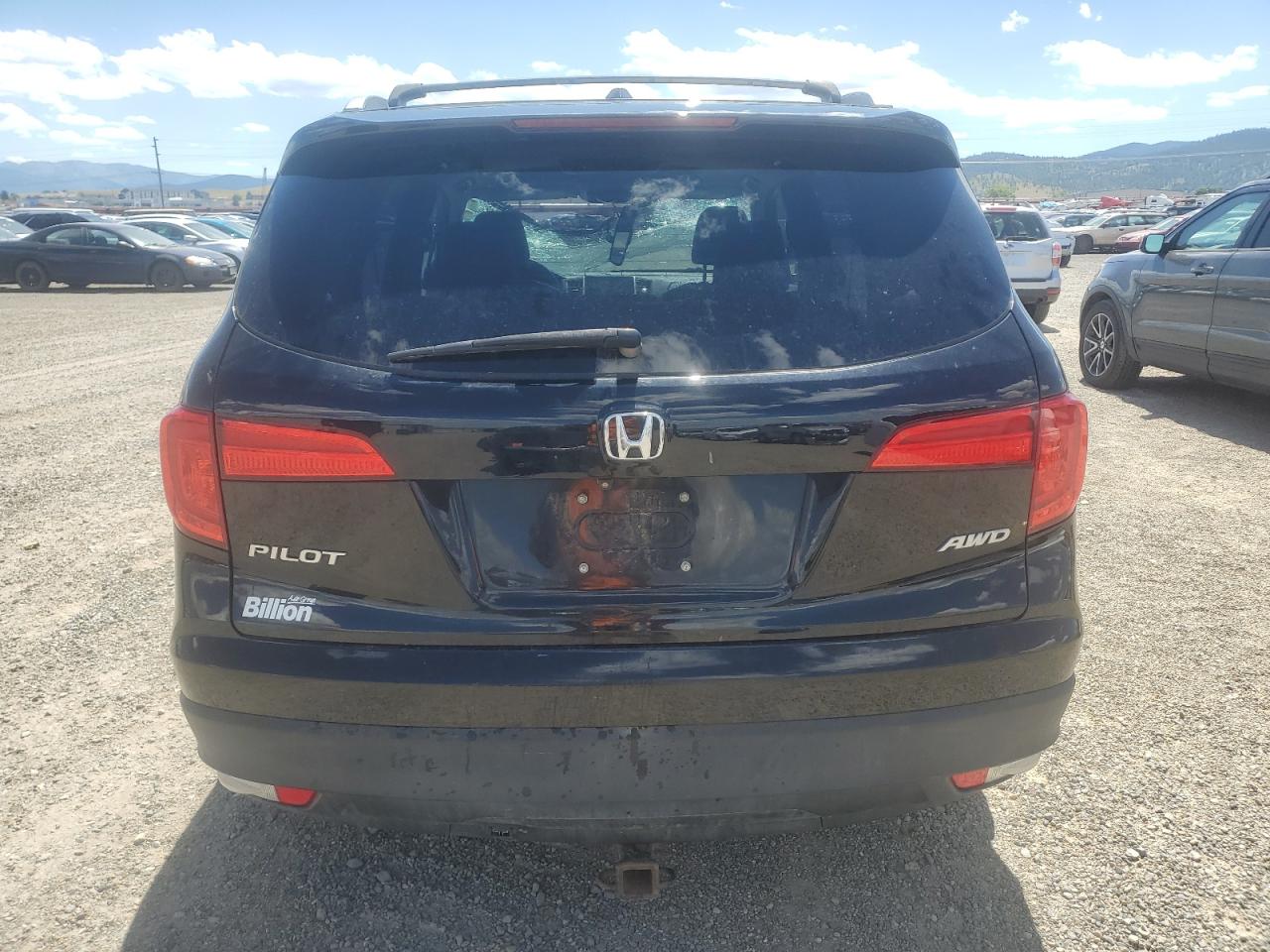 2016 Honda Pilot Exl VIN: 5FNYF6H87GB064854 Lot: 64418385