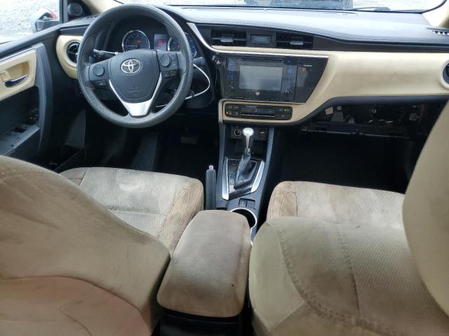  TOYOTA COROLLA 2017 Red