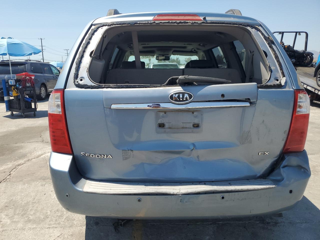 2007 Kia Sedona Ex VIN: KNDMB233X76112647 Lot: 62956245