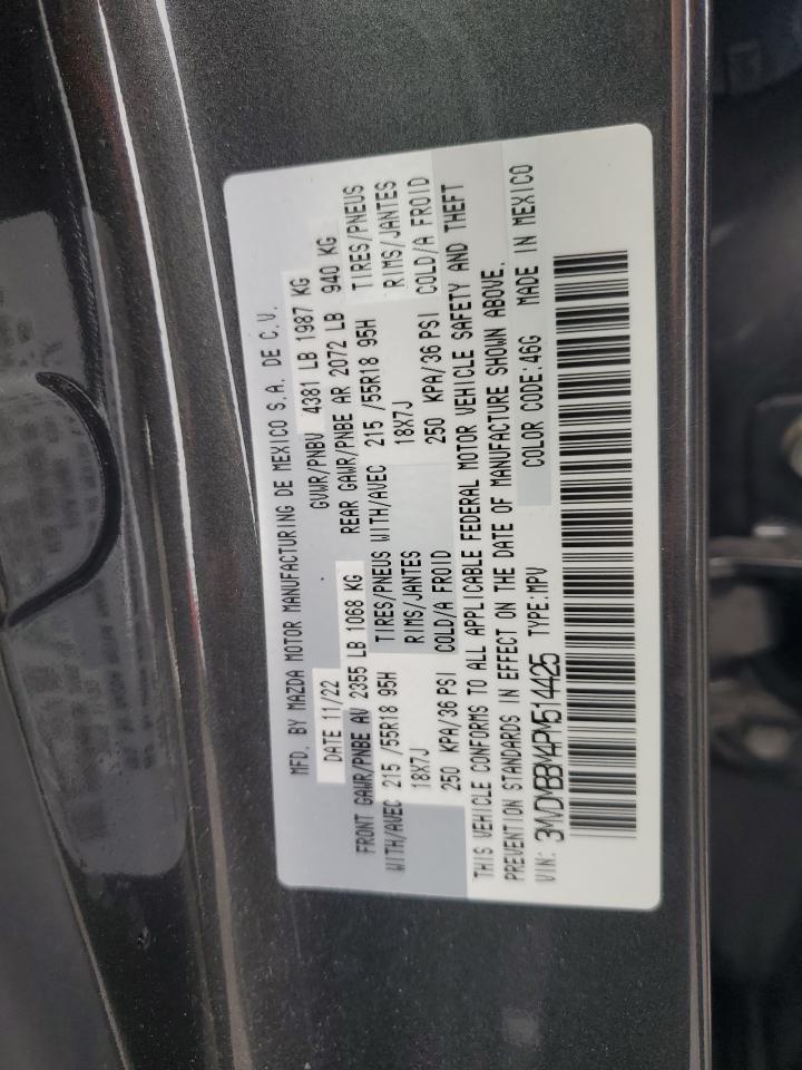 2023 Mazda Cx-30 Select VIN: 3MVDMBBM4PM514425 Lot: 64205305