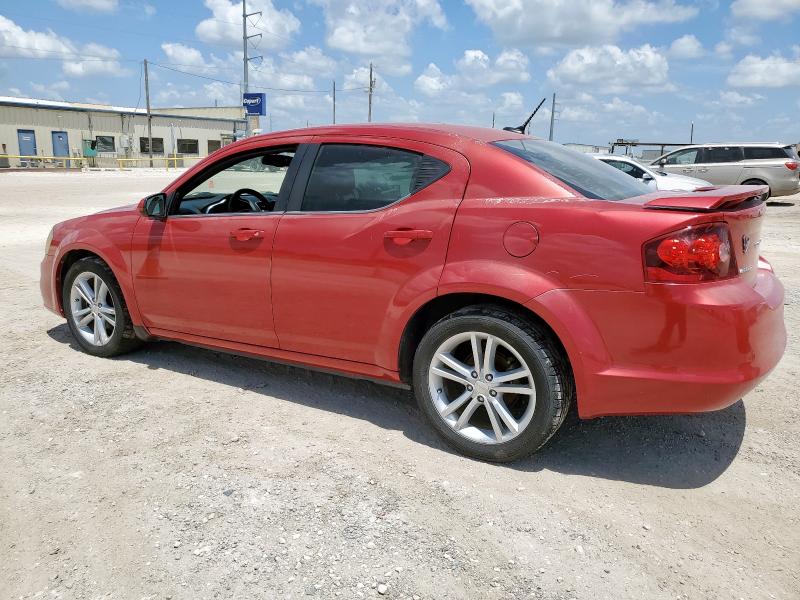 DODGE AVENGER 2013 Czerwony