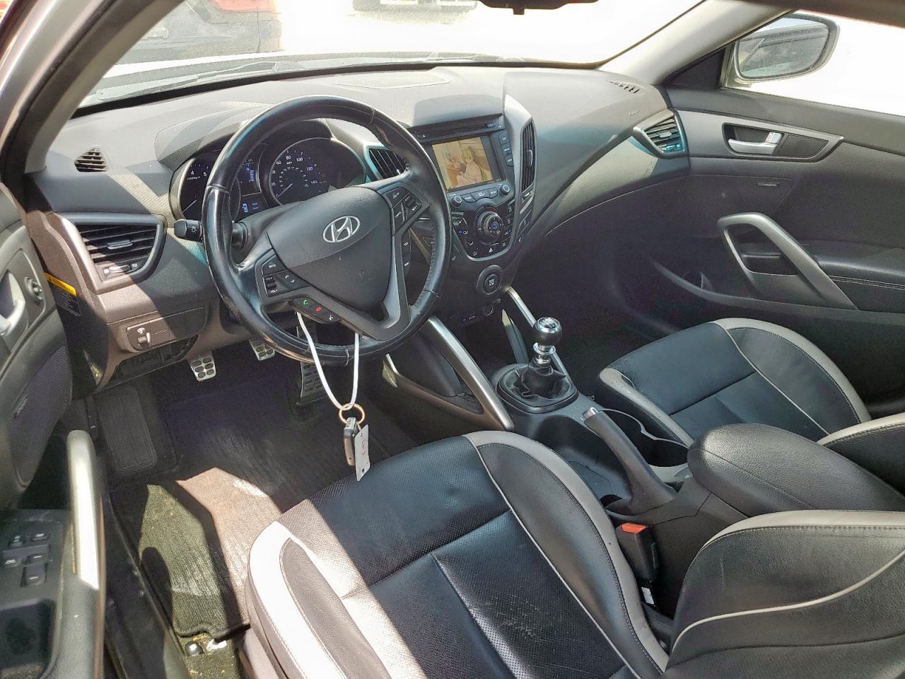 2015 Hyundai Veloster Turbo VIN: KMHTC6AEXFU220311 Lot: 64287245