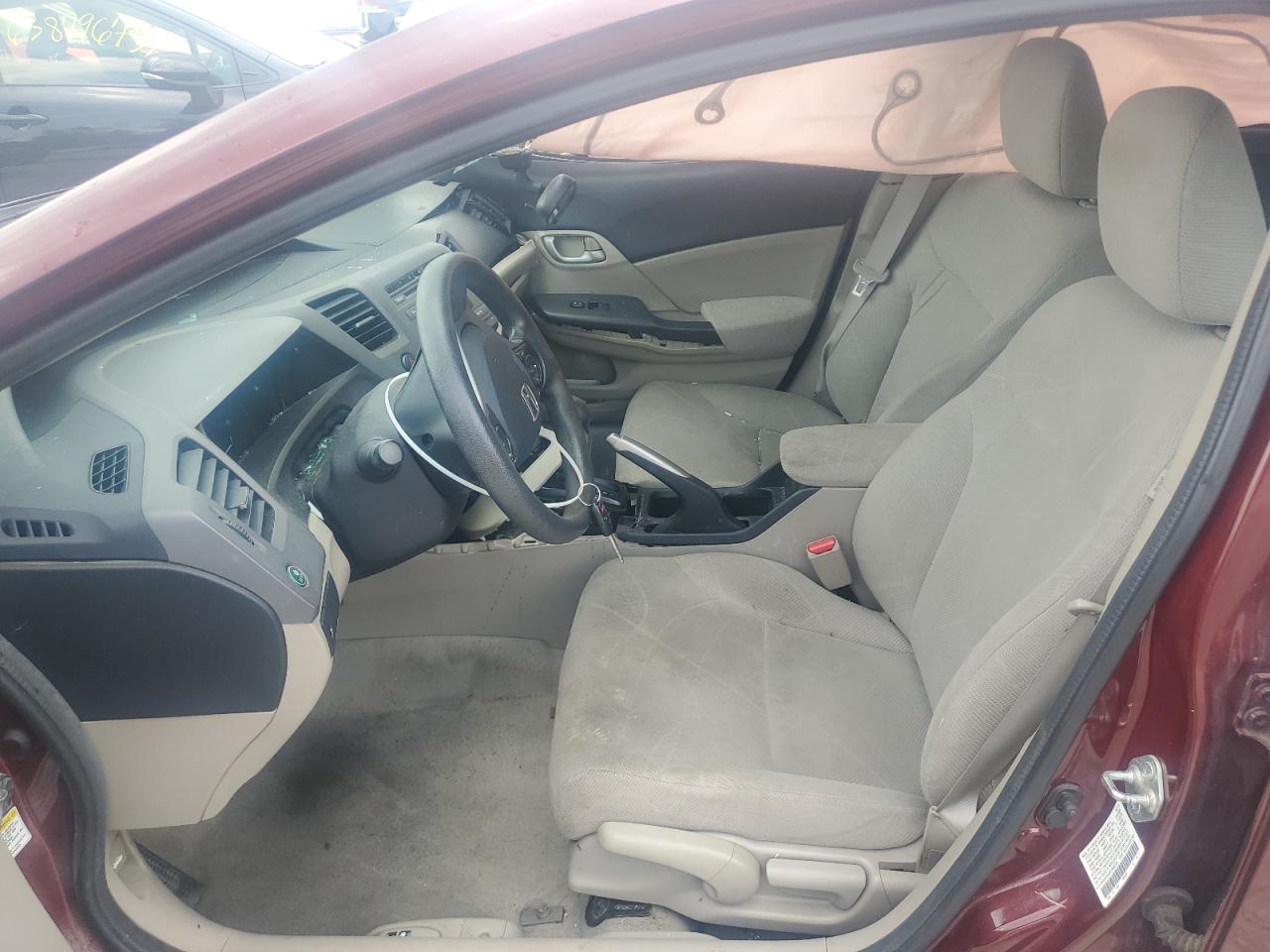 2012 Honda Civic Lx VIN: 2HGFB2F53CH600242 Lot: 64273565