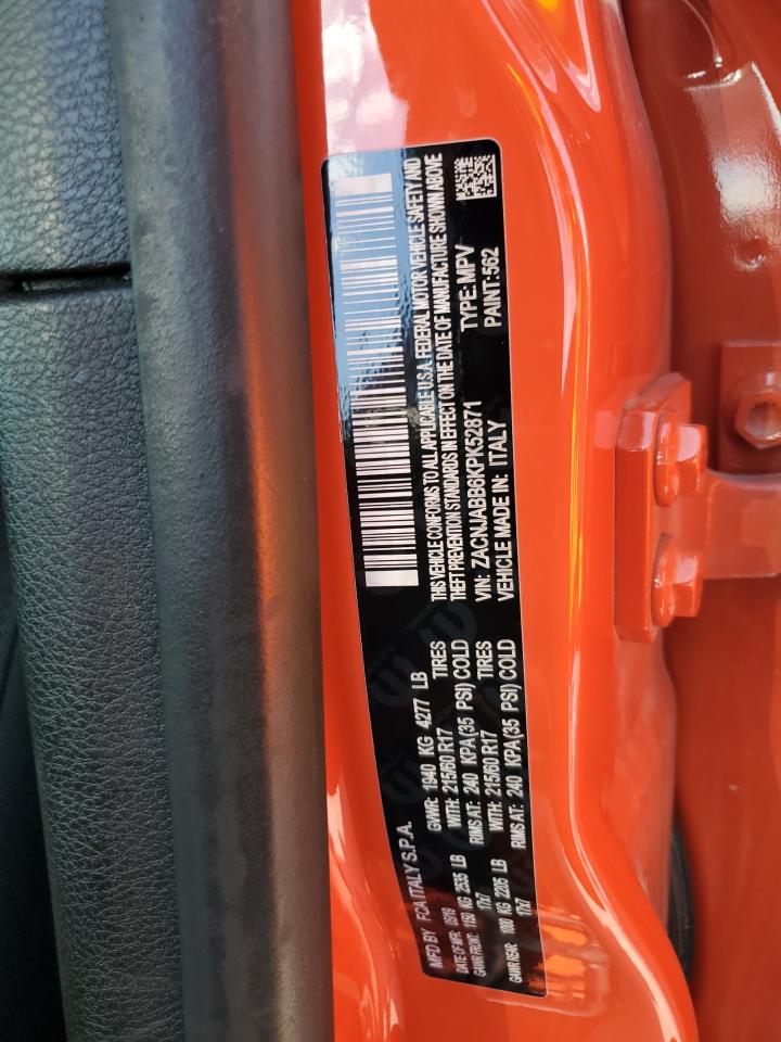 2019 Jeep Renegade Latitude VIN: ZACNJABB6KPK52871 Lot: 62497225