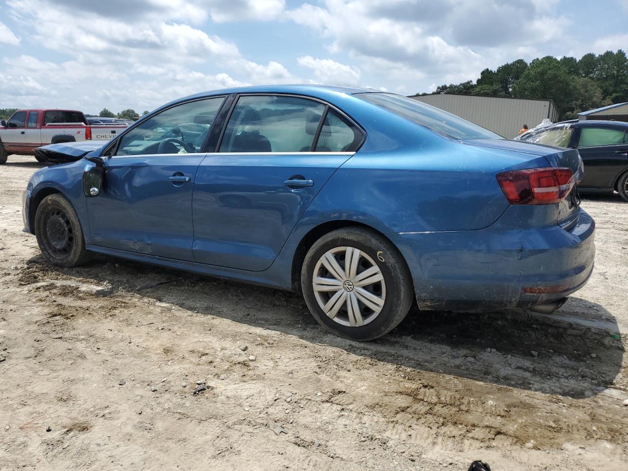 2017 Volkswagen Jetta S blue null gas 3VW2B7AJ0HM348194 photo #3