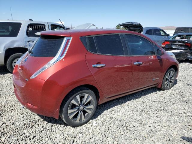 Hatchbacks NISSAN LEAF 2015 Red
