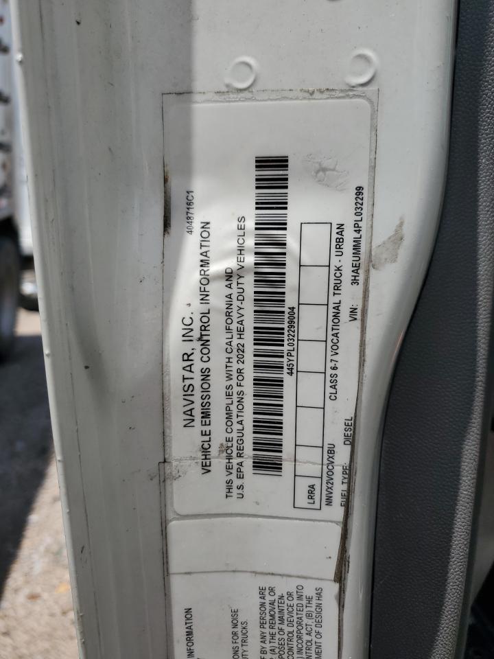 2023 International Mv607 - Trucks VIN: 3HAEUMML4PL032299 Lot: 64507825
