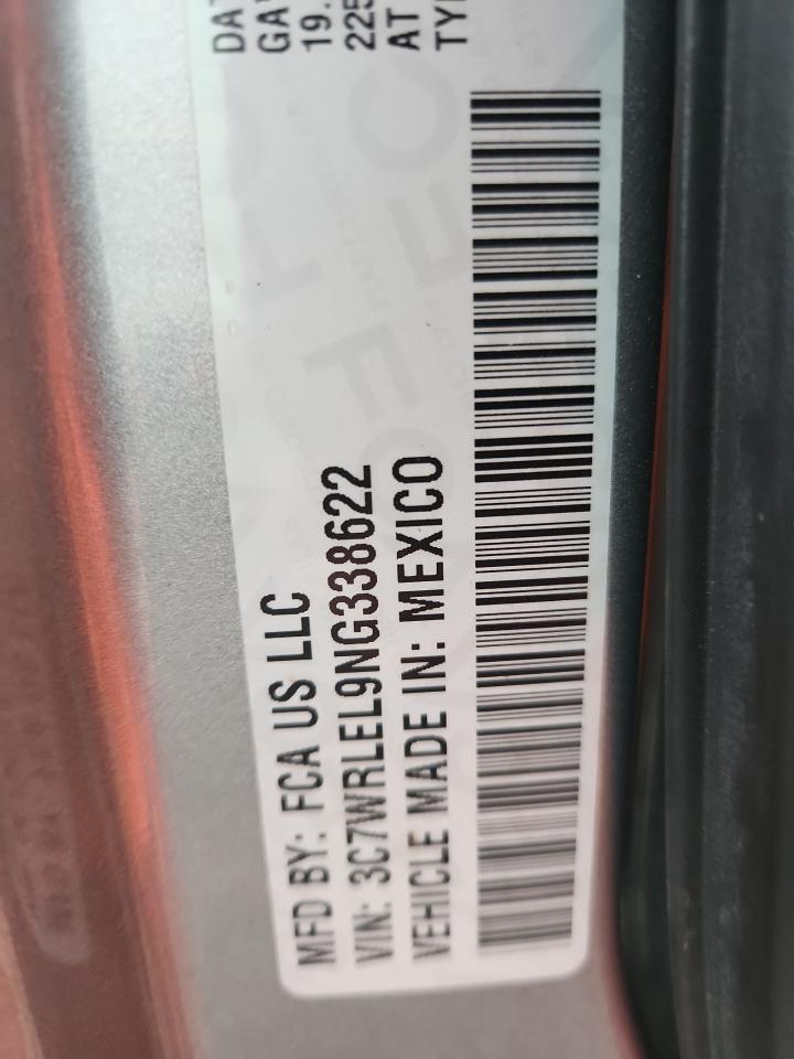 2022 Ram 4500 VIN: 3C7WRLEL9NG338622 Lot: 63810195