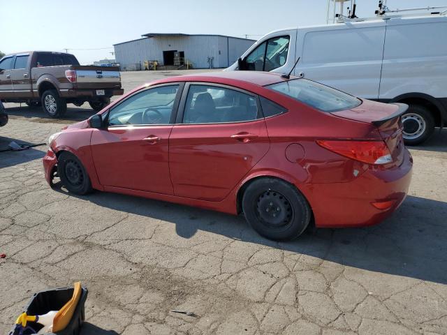 Sedans HYUNDAI ACCENT 2017 Red