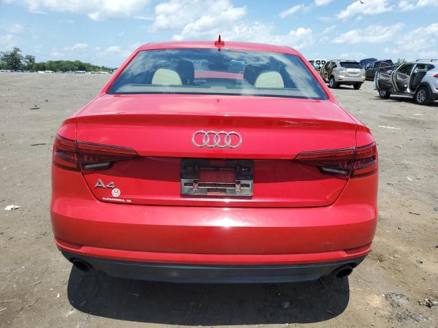 Sedans AUDI A4 2017 Czerwony