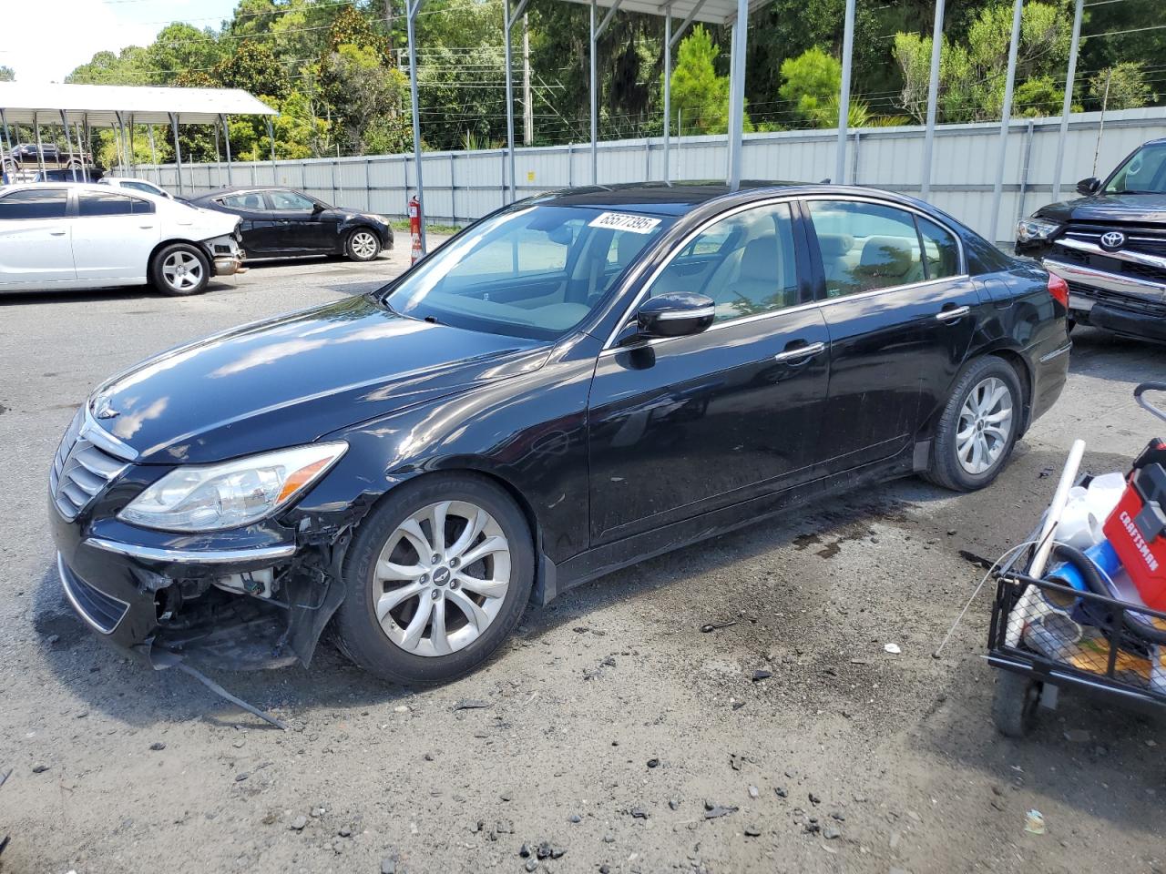 2013 Hyundai Genesis 3.8L VIN: KMHGC4DD5DU246241 Lot: 65577395